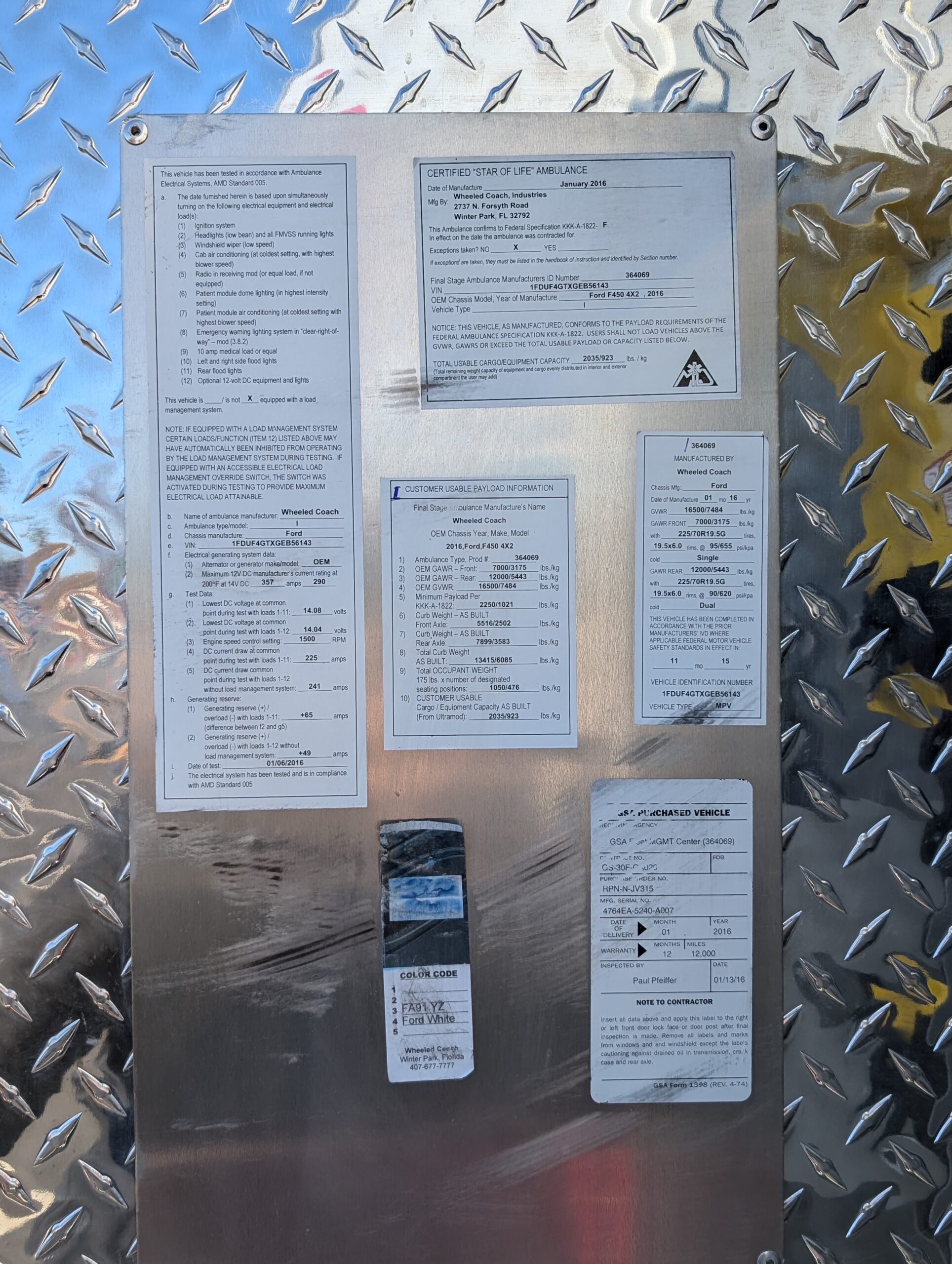 2016 Ford F-450 Type I Ambulance for Sale - GEV #2785
